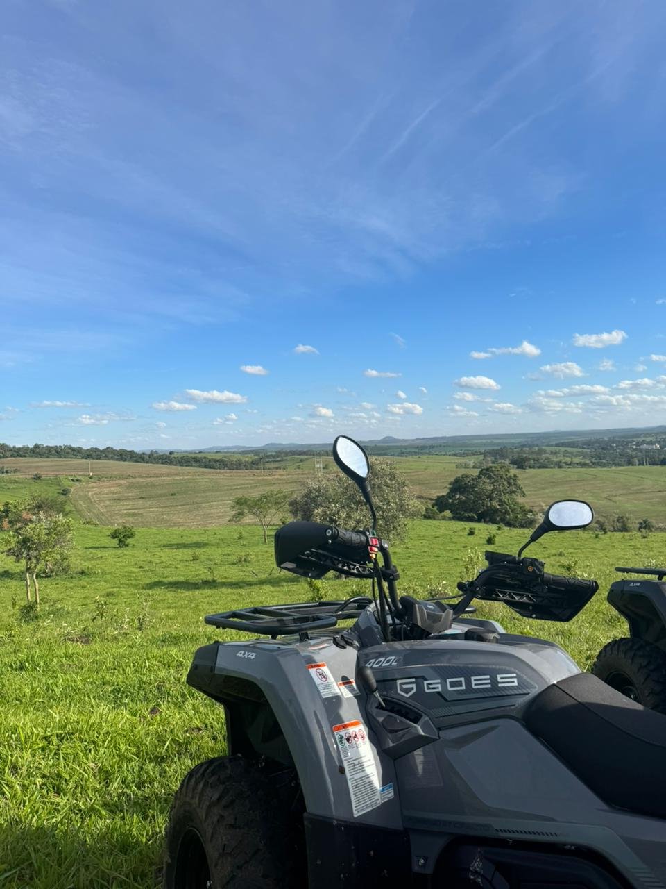 Quadriciclo em passeio pela Serra de Pardinho